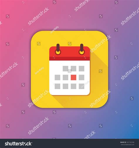 Vector Calendar Icon Stock Vector Royalty Free 161152160 Shutterstock