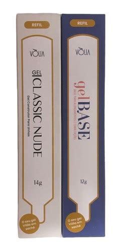 2 Geis Refil Volia 1 Classic Nude 14g 1 Gel A Sua Escolha Parcelamento Sem Juros