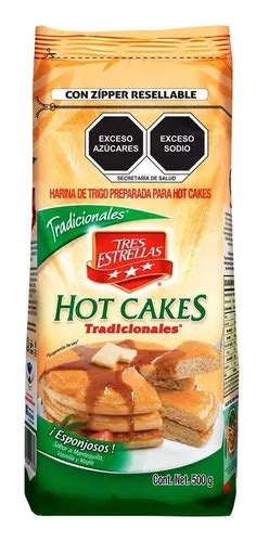Harina Para Hot Cakes Tradicionales Tres Estrellas Con Cierre Resellable G Mercadolibre
