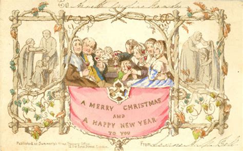 Guest Post Christmas 1843 The Births Of The First Christmas Card And