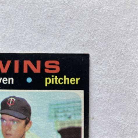 1971 Topps Baseball 26 Bert Blyleven Rookie Card Minnesota Twins Hof