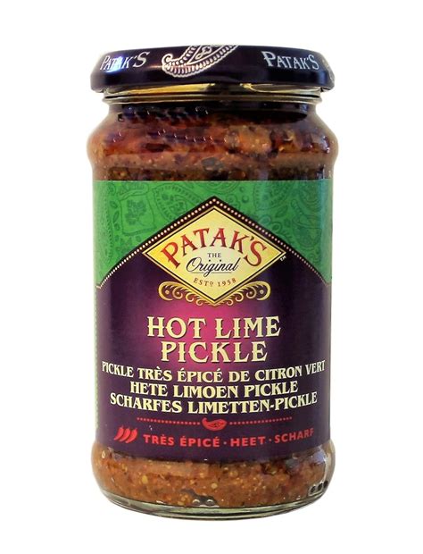 Pataks Hot Lime Pickle G Amazon De Lebensmittel Getr Nke
