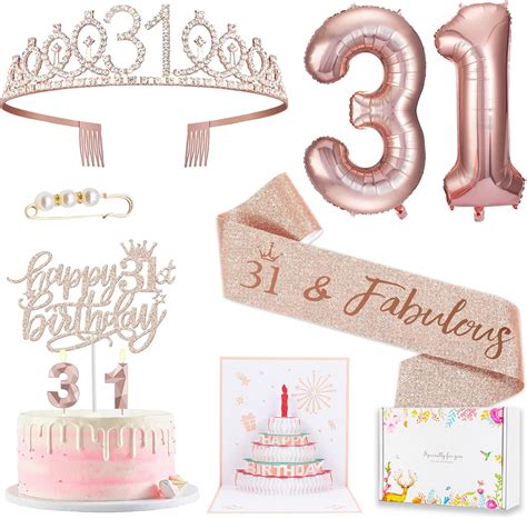 amazoncom st birthday decorations   women including  year