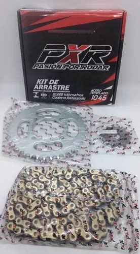 Kit De Arrastre Akt Cr4 125 Cadena Dorada Reforzada