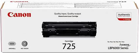 Canon CRG 725 - Toner cartridge - 1 x black - 1600 pages : Amazon.co.uk ...