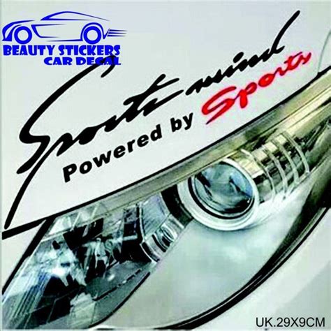 Jual Sticker Sport Mind Powered By Sport Stiker Mobil Semua Jenis Tipe