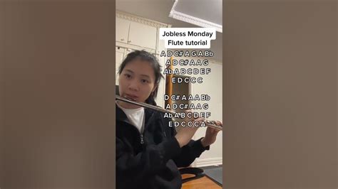 Jobless Monday Mitski Flute Tutorial Notes Youtube