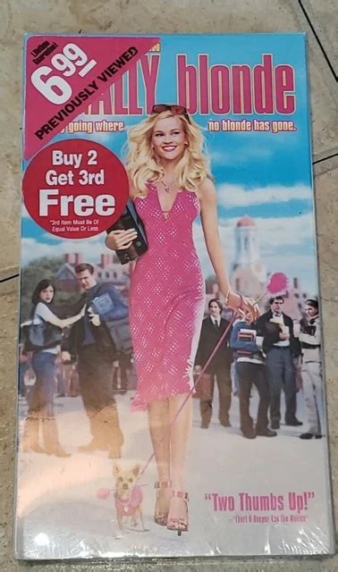 LEGALLY BLONDE SEALED VHS Video Tape Reese Witherspoon Selma Blair