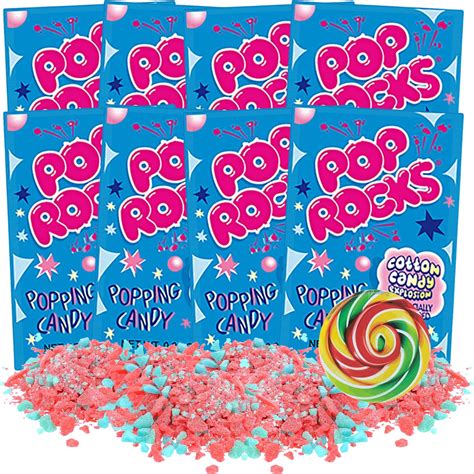 Cotton Candy Sizzling Pop Rocks Bulk Crackling Candies