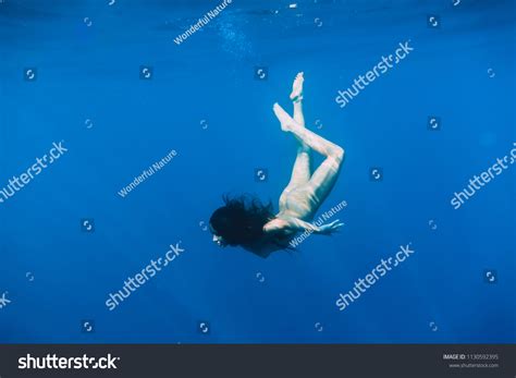Nude Woman Underwater Beautiful Woman Naked Stock Photo Shutterstock