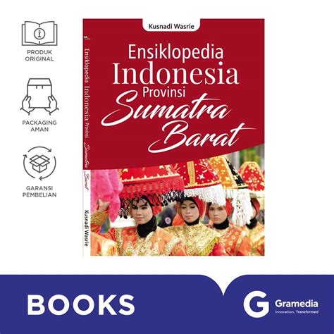 Jual Ensiklopedia Indonesia Provinsi Sumatera Barat Kusnadi Wasrie