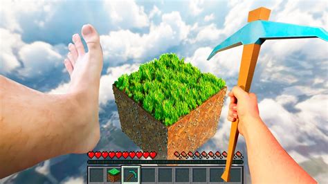 Minecraft In Real Life Pov Survival In One Block Skyblock In