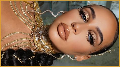 Golden Goddess Halloween Makeup 2020 Youtube