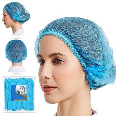 Disposable Hair Net Pack 100 Elastic Cooking Mob Caps Hairnets Kitchen