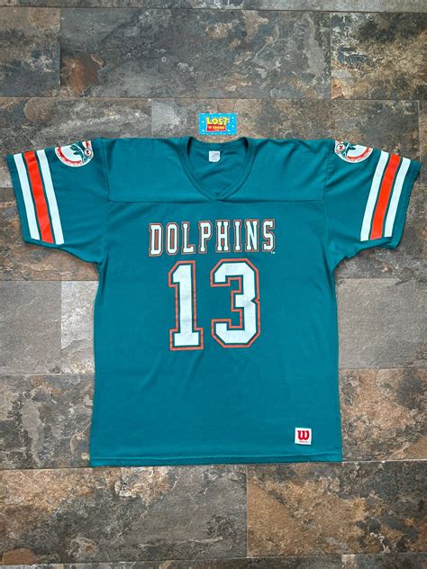 Vintage 90s Vintage NFL Miami Dolphins Dan Marino Football Cut Tee