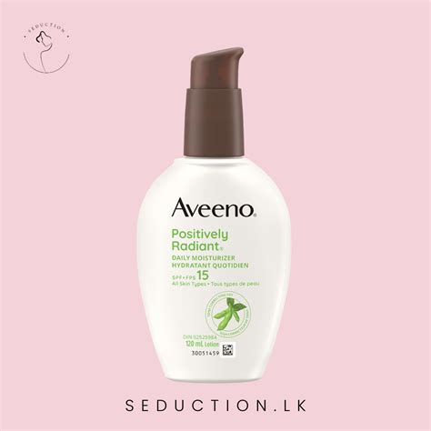 Aveeno Positively Radiant Daily Moisturizer Spf 15 120ml Seductionlk