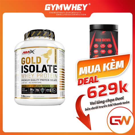 Amix Gold Isolate Whey Protein 5lbs Sữa Hỗ Trợ Tăng Cơ Bắp 76 Lần Dùng Shopee Việt Nam