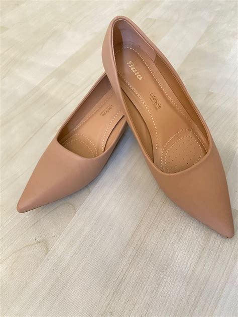 BATA NUDE HEELS Women S Fashion Footwear Heels On Carousell