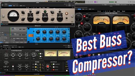 Top Plugin Alliance Buss Compressors Youtube