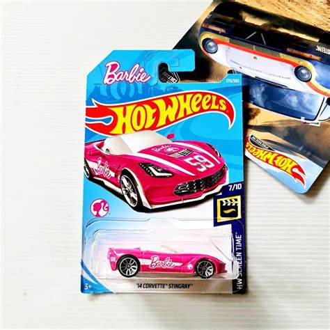 Hot Wheels Barbie Corvette Stingray Hotwheels Screen Time Hobbies