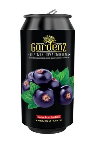 Сидр Gardenz Чорна Смородина - Квас Бевериджиз - Untappd