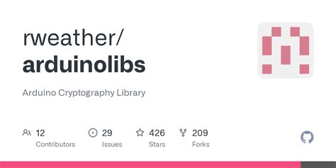 github rweatherarduinolibs arduino cryptography library