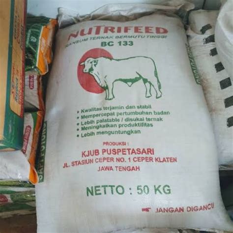 Jual Kosentrat Sapi Dan Kambing Nutrifeed Bc Repack Kg Shopee