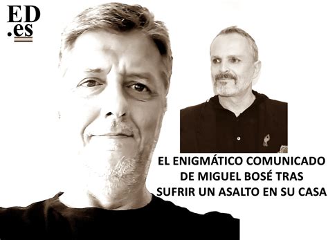 El enigmático comunicado de Miguel Bosé tras sufrir un asalto en su