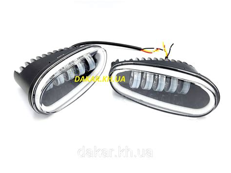 Купити LED Daewoo Lanos Sens з білим габаритом Фари протитуманні ...