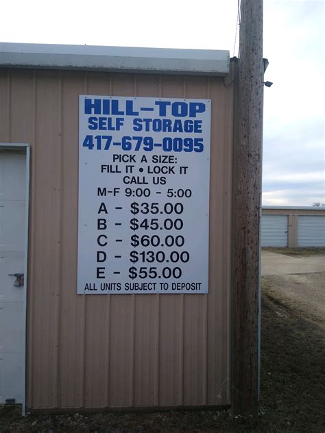 Hilltop Storage - Home