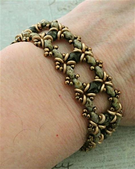 Linda S Crafty Inspirations Free Beading Pattern Ivy Bracelet Beads