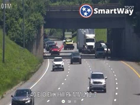 I 40w Reopens At I 24e Split After Semi Hits Overpass In Nashville Tn