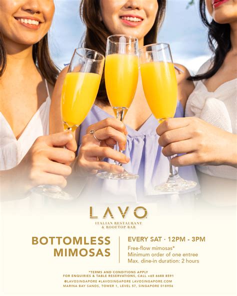 Bottomless Mimosas Lavo Singapore