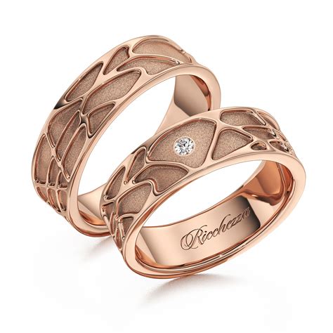 Обручальные кольца NR25 | Ricchezza - ювелирные изделия