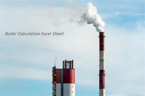 Height Calculation excel sheet for Boiler Chimney