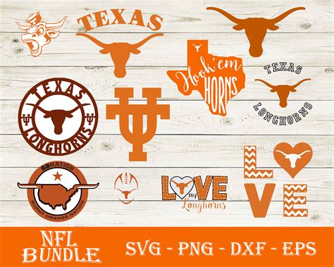 Texas Longhorns Svg Bundle Texas Longhorns Svg Ncaa Svg S Inspire