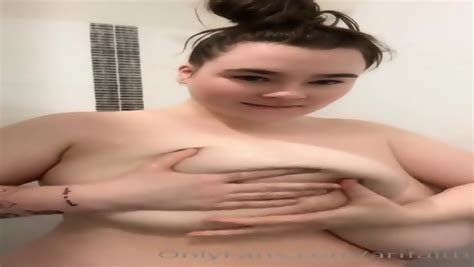 Bouncing Huge Tits In Shower