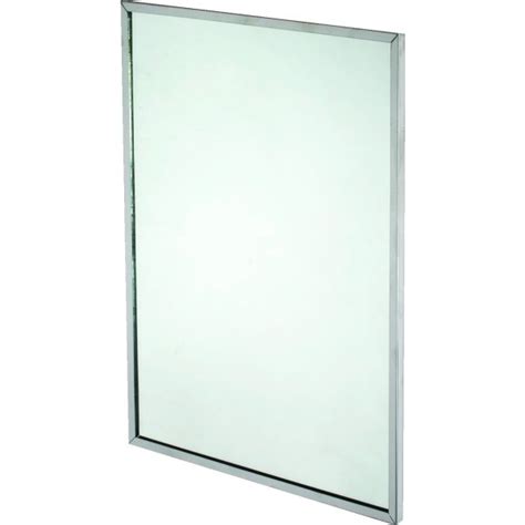 Bobrick® 24 X 30 In Stainless Steel Framed Mirror Rlw Supply Co