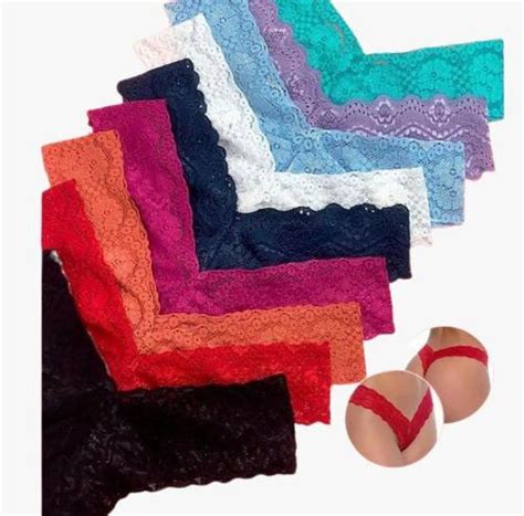 Kit Calcinha Tanguinha Fio Dental Em Renda Calcinha Feminina Lingerie Calcinha