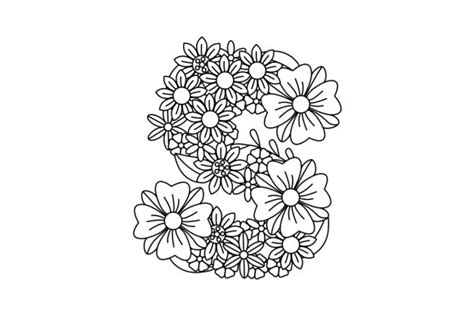 Letter S Coloring Page