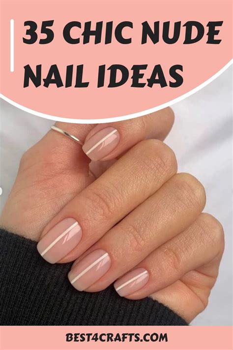 Chic Nude Nail Ideas Nude Nail Designs Natural Nail Designs Neutral Nail Art Designs