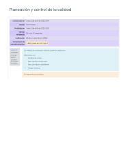 Planeaci N Y Control De La Calidad Autocalificable S Do Intento