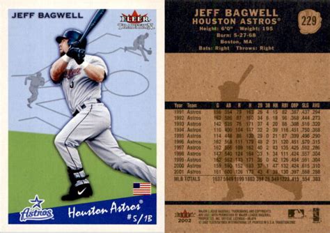 Fleer Tradition Jeff Bagwell For Sale Online Ebay