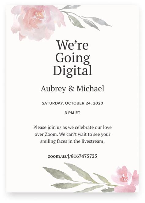 Invite Guests To Your Virtual Wedding Events With Joy Joy