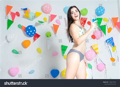 Sexy Hot Girl Wearing Bikini Dancing Stock Photo Shutterstock