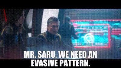 Yarn Mr Saru We Need An Evasive Pattern Star Trek Discovery