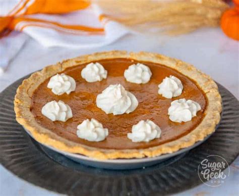 Classic Pumpkin Pie Recipe No Fail Sugar Geek Show