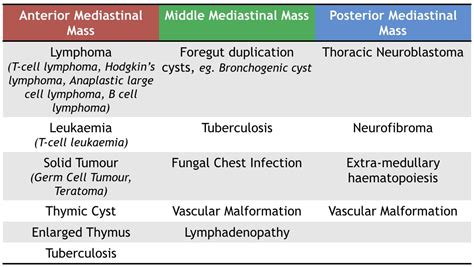 Fifteen Minute Consultation Obvious And Not So Obvious Mediastinal