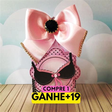 Arquivo de Corte Caixa Sacola Chá de Lingerie Elo