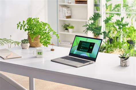 Acer представила "Зелёный" ноутбук Aspire Vero